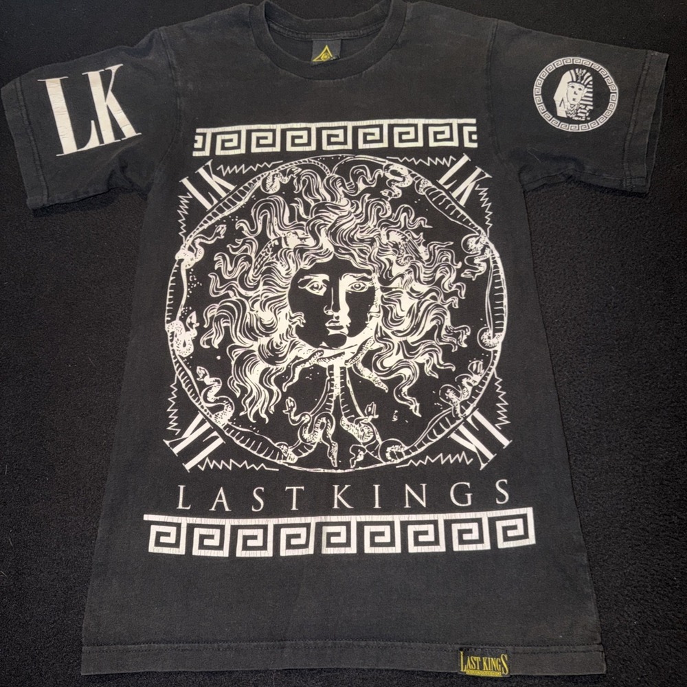 Last Kings Black Graphic T-Shirt Men's Size Small‎